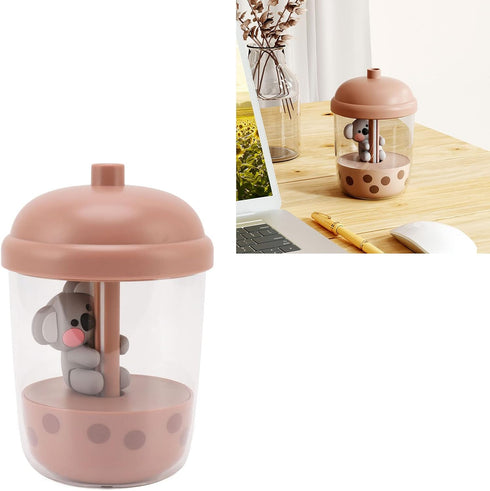 Portable USB Humidifier, Portable Cool Mist Humidifier Animal Humidifier Desktop Humidifier Matcha Mini 5V Cute Humidifier Diffuser for Home Offic...