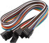 uxcell 5 Pcs Female to Female 4P Jumper Wire Ribbon Cable Breadboard DIY 40cm Long...