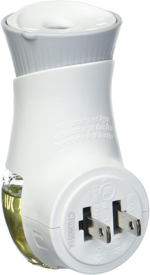 Air Wick Plug In Scented Oil Starter Kit (Warmer + 1 Refill), Vanilla and Pink Papaya, Air Freshener, Essential Oils...