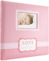 MCS Expandable 10-Page Baby Scrapbook Album with Photo Opening Cover and 12 x 12 Inch Pages, 13.5 x 12.5 Inch, Love at First Sight...