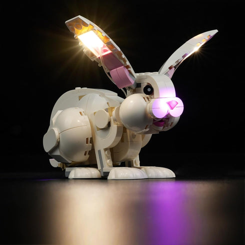 LED Lighting Kit for Lego Creator 3 in 1 White Rabbit, LED Light Compatible with Lego 31133 Building Block Models (Not Include Lego Set)...
