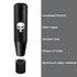 Pack-1 Gear Stick Shifter Knobs, 5.1" Aluminum Alloy Weighted Gear Lever, Skull Design Automatic Shift Knob, Fits Most Auto Transmission Vehicle (...