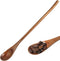 Operitacx 4 Pcs Wooden Spoons, Long Handle Wooden Mixing Spoons Bulk, Long Spoon Tea Spoons For Honey Spoon Mixing Stirring Eating Cooking...