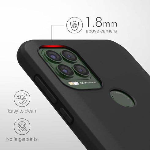kwmobile Case Compatible with Motorola Moto G Stylus 5G Case - Soft Slim Protective TPU Silicone Cover - Black Matte...