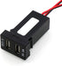 QC3.0+5V 3A Dual USB Power Socket, Quick Charge Car Charger USB Adapter for Smart Phone PDA Android GPS Use for Toyota......