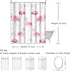 ArtSocket Shower Curtain Watercolor Bath Pink Flamingos Grey Polka Dots Chic Tropical Home Bathroom Decor Polyester Fabric Waterproof 72 x 72 Inch...