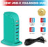 USB Charger Block Upoy, Charging Station for Multiple Devices Apple, USB Hub Power Strip Multiple Ports, Power Block Adapter for Phone, Tablet, Ea...