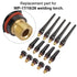 TIG Back Cap Kit 57Y02 57Y03 57Y04, TIG Torch Part Accessory Replacement Part for WP-17/18/26 Welding Torch(15pcs57Y02 57Y03 57Y04)...
