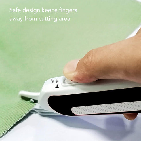 Cordless Electric Scissors, Mini Portable Shears Cutting Tool Battery Operated Scissors for Sewing Cutter Carpets Leather Rubber Paperboard Felt W...