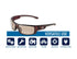 Bullhead Safety Dorado Safety Glasses With Dual Lenses, ANSI Z87, Blue Light Glasses With UV Light Protection And Anti-Scratch Coating, Indoor/Out...