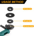 7PCS Angle Grinder Nut Angle Grinder Flange Wrench, 5/8-11 Flange Metal Lock Nut, Compatible with Bosch Black & Decker Ryobi 4.5" 5", Fit for Dewa...