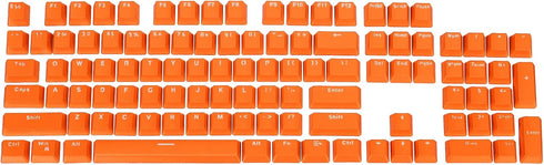PATIKIL Mechanical Keyboard Keycaps, Universal Keycaps ABS Keyboard Replacement Accessories Symbol Translucent for 68/84/87/104 Keys, Orange...