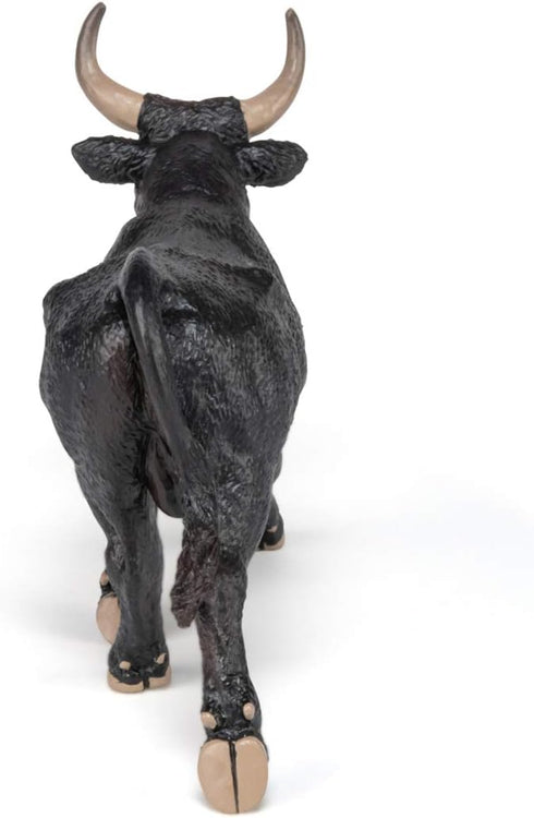 Papo -Hand-Painted - Figurine -Farmyard Friends -Camargue Bull -51182 - Collectible - for Children - Suitable for Boys and Girls - from 3 Years Ol...