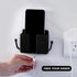 Self-Adhesive Wall Mount Phone Holder with Hooks Phone Stand Charging Holder for Smartphones Cellphone Bracket Phone Holder for Wall Home Office R...