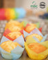 Nordic Paper 200pcs Rainbow Mini Tulip Cupcake Liners for Baking Cups, Unbleached, Greaseproof EU Parchment paper, Mini Tulip Muffin Liners for Pa...