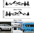 sundan 2PCS Car Side Body Stickers Mountain Tree Forest Graphic Decals DIY Vinyl Sticker Decals for Car Truck SUV RV Camper Trailer, 77.95''x15.74...