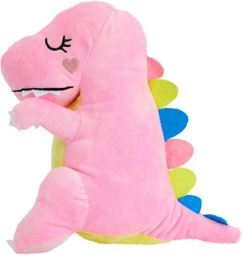 BLUE PANDA Small Pink Plush Dinosaur Stuffed Animal Toy for Gifts, 10 in Dinosaur Stuffed Animal...