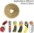Titanium Coated Rotary Cutter Blades 45mm 10 Pack Replacement Blades Quilting Scrapbooking Sewing Arts Crafts,Sharp and Durable...