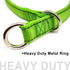 Reflective Slip Collar, Soft Nylon Training Choke Collar for Dogs in Green 22", Wide 1"(Suitable for Dog Weight Around 39-60 pounds)...