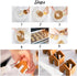 3Pcs Christmas House Cookie Cutter Set, Mini Ginger House Stainless Steel Cookie Cutter, Chocolate Little House Biscuit Mold, DIY Baking Decoratin...