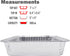 Fig & Leaf (20 Pack) 7” x 7” Square Baking Cake Pans| Disposable Aluminum Foil Tins l Portable Food Containers l Perfect for Roasting Toaster Oven...