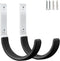 Heavy Duty Steel Garage Hooks,Garage Storage Utility Hooks,Heavy Duty Garage Garden Tool Organizer,Steel Wall Mount Hooks, Garden Hose Hanger, Sma...