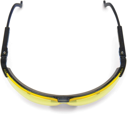 Honeywell Genesis Anti-Fog Tinted Safety Glasses, Amber Lens (RWS-51025)...