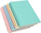 Yansanido Spiral Notebook, 4 Pcs A5 Thick Plastic Hardcover 8mm Ruled 4 Color 80 Sheets -160 Pages Journals for Study and Notes (Light Pink,Light ...