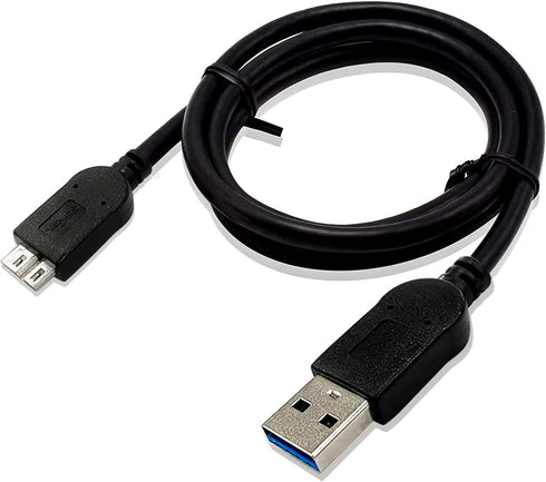 (2 Pack) Micro-B USB 3.0 Data SYNC Cable Cord Lead for Nikon D800 D800E D810 & Canon 5DS 7D Mark II...
