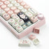 Sunzit PBT Keycaps - MOA Keycaps, Cute Keycaps for Mechanical Keyboard, 132 Keys, Dye-Sublimation Custom Keyboard Keycap Set for 61/64/68/84/87/10...