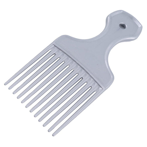 1Pc Grey Salon-Style Hair Pick and Barber Comb - Pick Comb for Curly Hair and Parting Comb Hair Care Comb for Thick Hair Quality Barber Supplies, ...