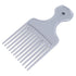 1Pc Grey Salon-Style Hair Pick and Barber Comb - Pick Comb for Curly Hair and Parting Comb Hair Care Comb for Thick Hair Quality Barber Supplies, ...