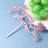 10pcs Happy Mothers Day Cake Toppers Acrylic Cake Picks for Mothers Day Birthday Cake Decoration - Rose Gold...