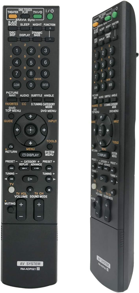 RM-ADP021 Replace Remote Control fit for Sony DVD Disc Home Theater Theatre AV Receiver System DAV-HDX675 DAV-HDX575WC DAV-HDX578W DAV-HDX678WF DA...