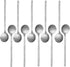 10 Pack Espresso Spoons,Silver Stainless Steel Mini Teaspoons Set for Coffee Sugar Dessert Cake Ice Cream Soup Antipasto Cappuccino,5.3 Inch (Silv...