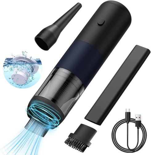 Handheld Vacuum,Portable Mini Auto Vacuum Cleaner, Wireless Handheld Car Vacuum Cleaner, 6000 Pa Super Suction Power, Dust Buster Cordless Recharg...