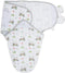 Baby Swaddles, 100% Organic Cotton Swaddles for Newborns Boys and Girls, 0-3 Months Baby Swaddle Sacks with Easy Change Zipper, Velcro Swaddle Neu...