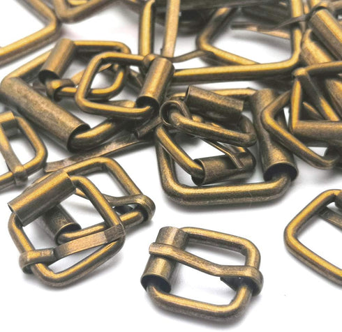 Assorted Multi-Purpose Metal Roller Buckles Belts Hardware Pin Buckle for Bags Leather Belt...