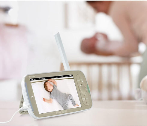 Smays Charger Cable Replacement for Infant Optics DXR-8 / DXR8 PRO Monitor Unit, Round-Pin Power Cord 2-Pack...