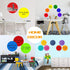Dry Erase Circles - 10 Pieces Colorful Dry Erase Dot Stickers Table Whiteboard 11.8 inch Removable Wall Decal for Classroom Guided Reading Small G...