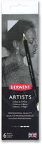 Derwent Artists Black & White Pencils, Set of 6 Art Pencils (2302342)...