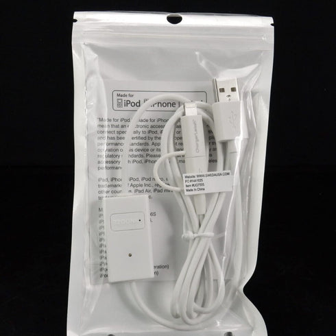 2-in-1 Micro USB and Lightning Cable for IPAD, iPhone, Android, and Tablet. 4FT iPhone and Android Charging Cable with Alarm That Makes a Sound Wh...