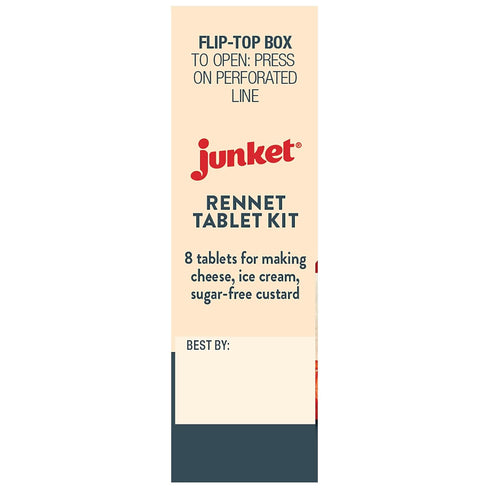 Junket Rennet Tablets 0.23oz Box (8 Tablets)...