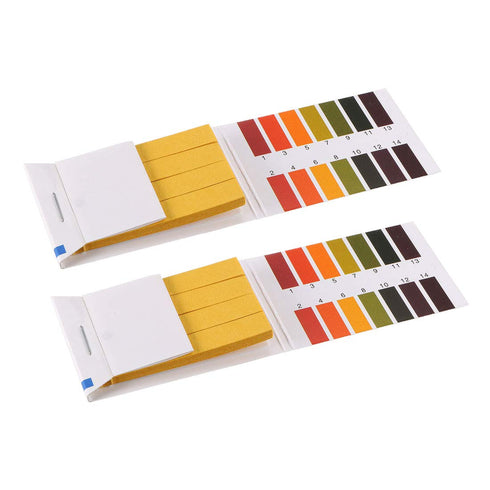 uxcell PH Test Strips 1-14 Indicator Paper Lab Litmus Tester 80in1 Kit for Water Food Pool Aquarium Testing Alkaline Acid 2pcs...