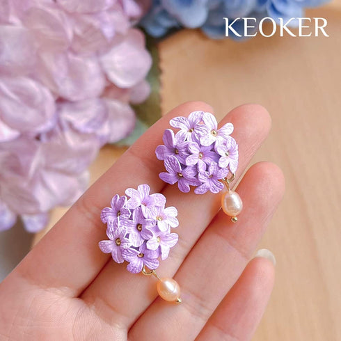 Keoker Mini Lavender Polymer Clay Earrings Molds -Mini petals Polymer Clay Cutters and Molds, Perfect for Jewelry Making and Earring Lovers, Mini ...