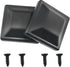 CHENJIN 4PCS Plastic Fence Post Caps Waterproof and UV Resistant PP Plastic Deck Post Top Cover Outdoor Post Cap Protection Used for Decks Walkway...