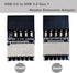 COMeap USB 2.0 to USB 3.2 Gen 1 Header Extension Adapter for Mainboard with Type E Key-A Female Front Panel Socket to 9 Pin Header Internal Conver...