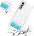Compatible with LG Velvet Case, Glitter Case Bling Sparkle Liquid for Women Girls Luxury Flowing Quicksand Clear Phone Case Cover for LG Velvet Bl...