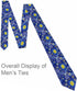 White Floral Mens Tie Botanical Romantic Printed Floral Men's Necktie Ties for Mens Daily Wedding Party Business...