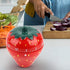 Maxmartt Kitchen Timer Strawberry Shaped Wind Up 60 Minutes Manual Countdown Mechanical Time Reminder No Batteries Loud Ring Cute Strawberry Timer...
